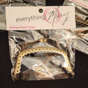 Everything Mary Antique Purse Frame Kiss Lock Set Of 3